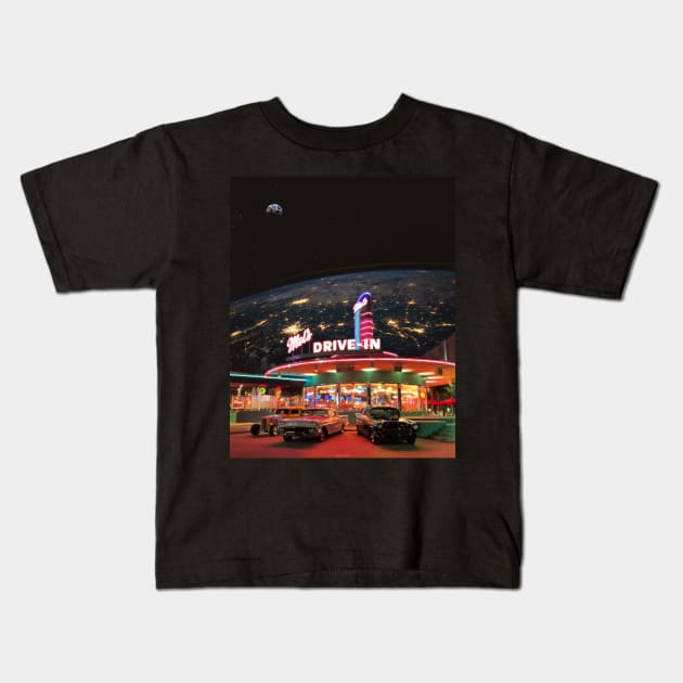 MELS DRIVE IN. Kids T-Shirt by LFHCS